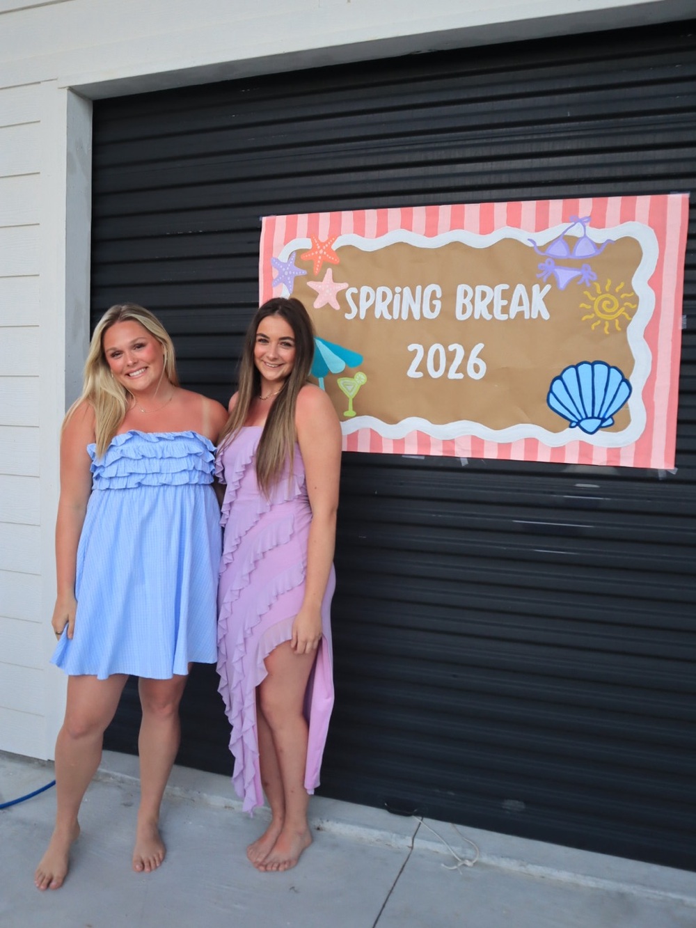 Girls Blue Ruffle Strapless